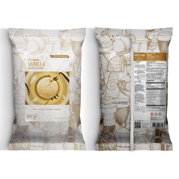 TOP Series Gelato Vanilla Powder 1kg - Image 3