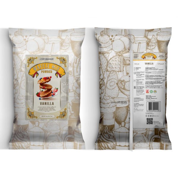 Waffle Mix Vanilla Powder 1kg - Image 3