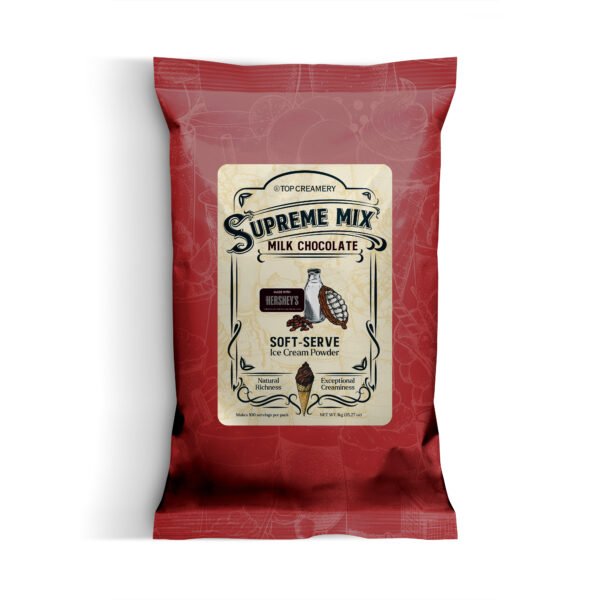 Supreme Mix Soft-Serve Ice Cream Milk Chocolate Powder made with Hershey’s 1kg