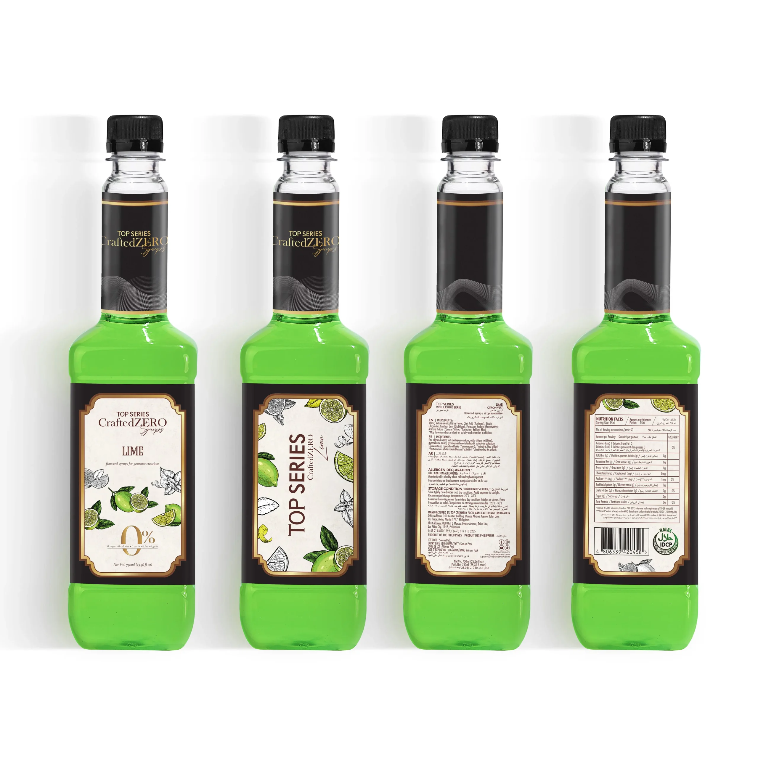 TOP Series CraftedZERO Lime Syrup 750ml - Image 5