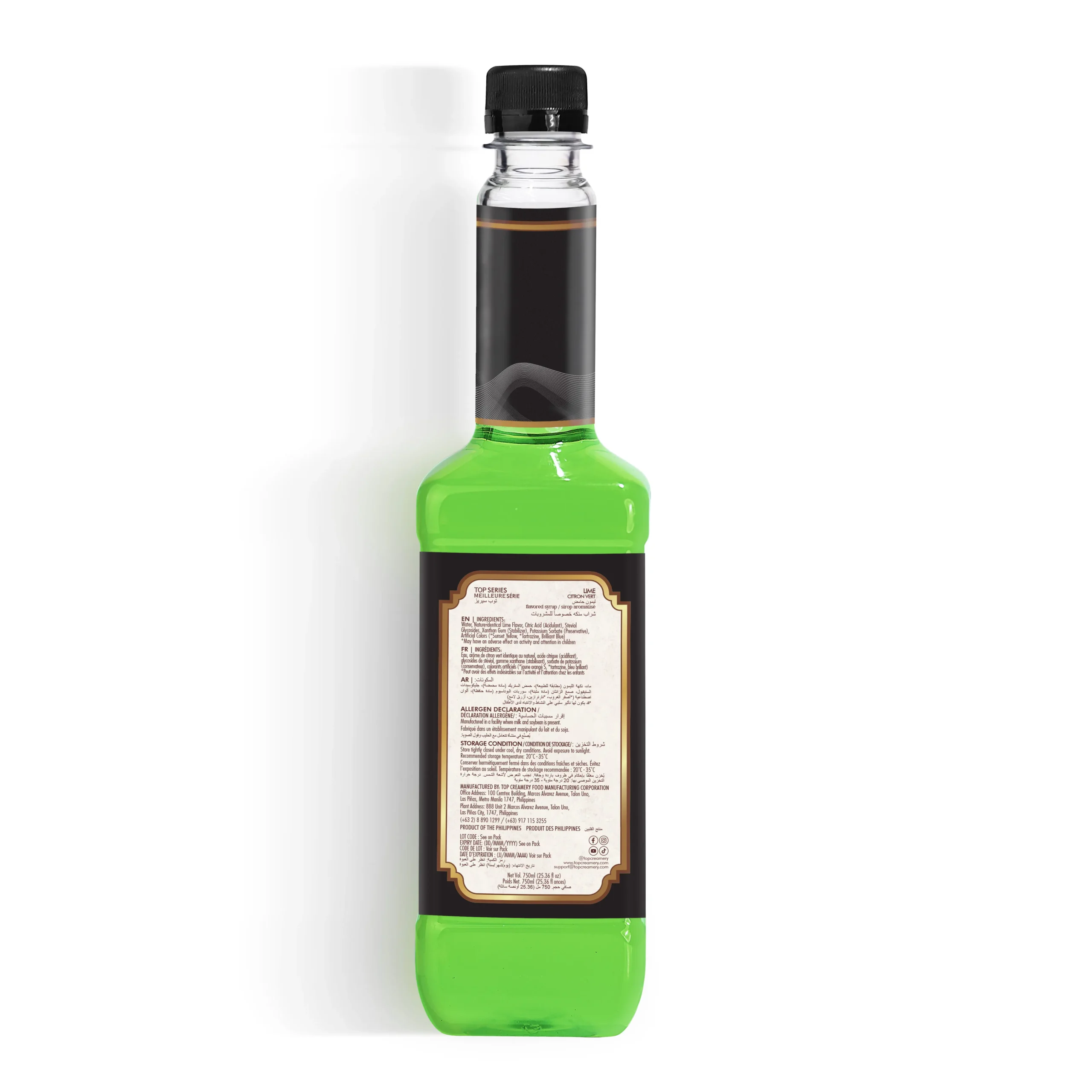 TOP Series CraftedZERO Lime Syrup 750ml - Image 3