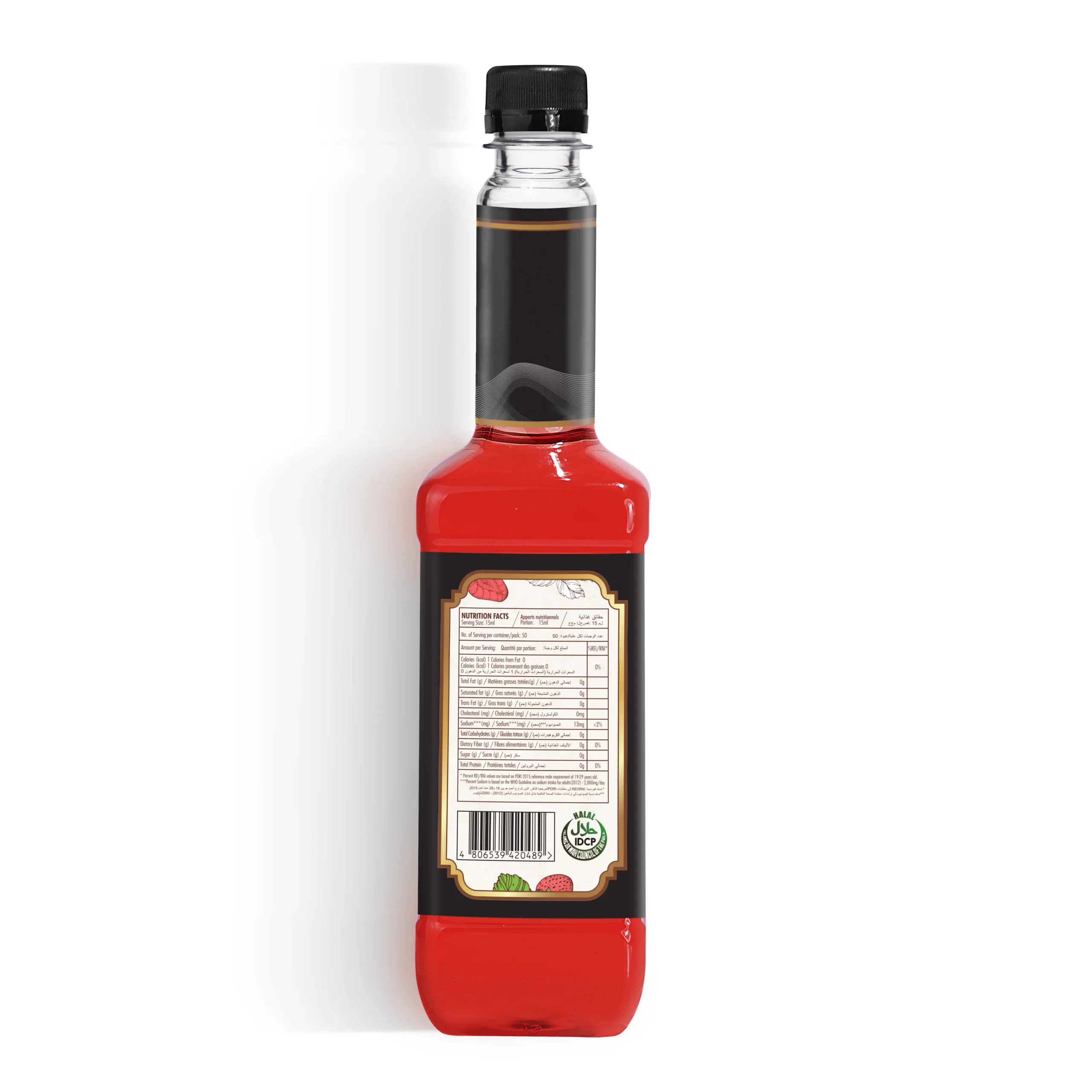 TOP Series CraftedZERO Strawberry Syrup 750ml - Image 4