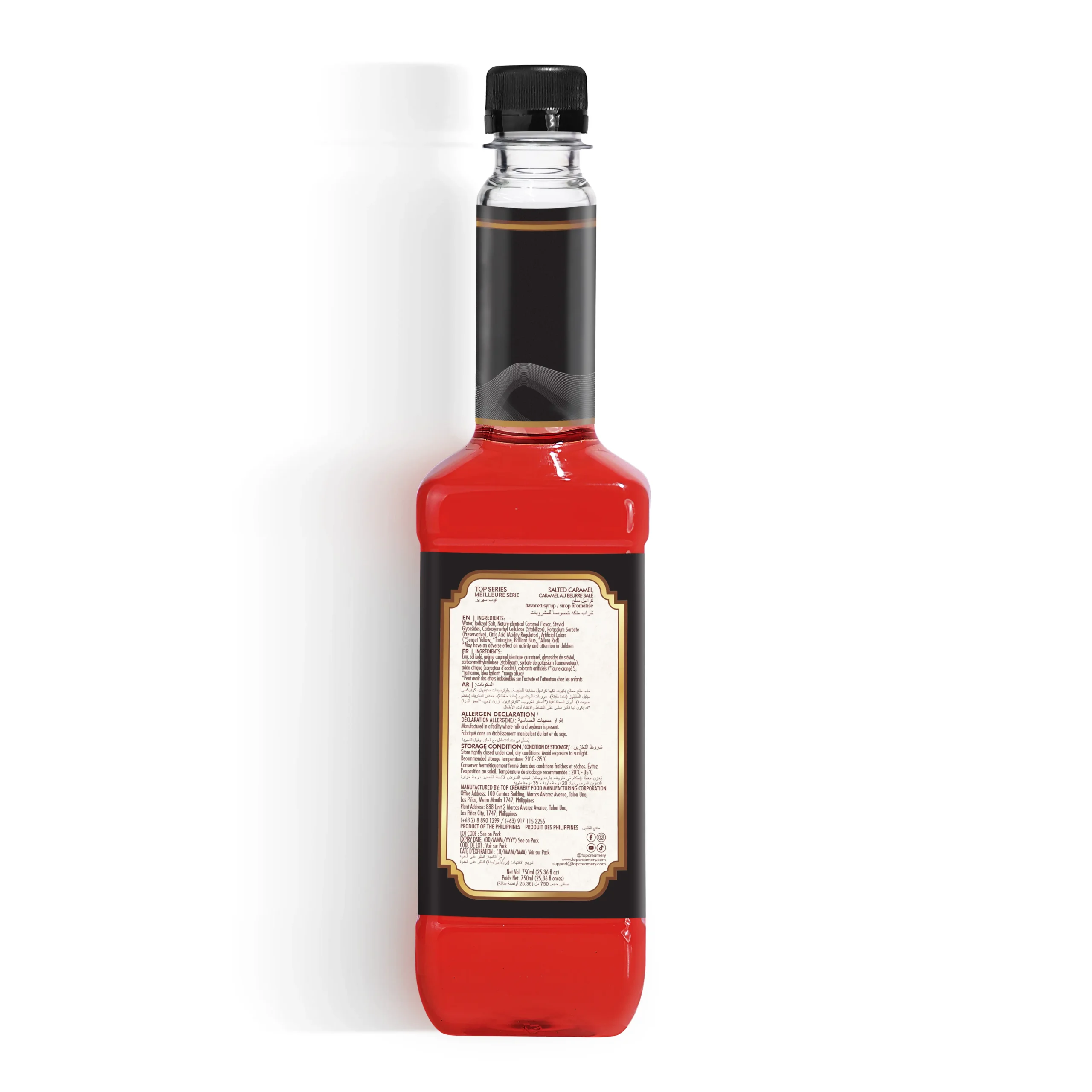 TOP Series CraftedZERO Strawberry Syrup 750ml - Image 3