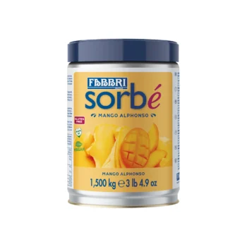 Fabbri 1905 Sorbet Alphonso Mango Vegan Lactose Gluten-Free Premix Paste 1.5kg