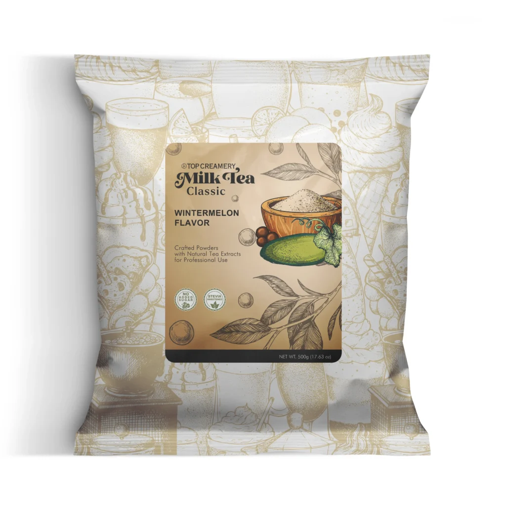 Milk Tea Series Wintermelon Powder 500g fruit milk tea mix packaging front view