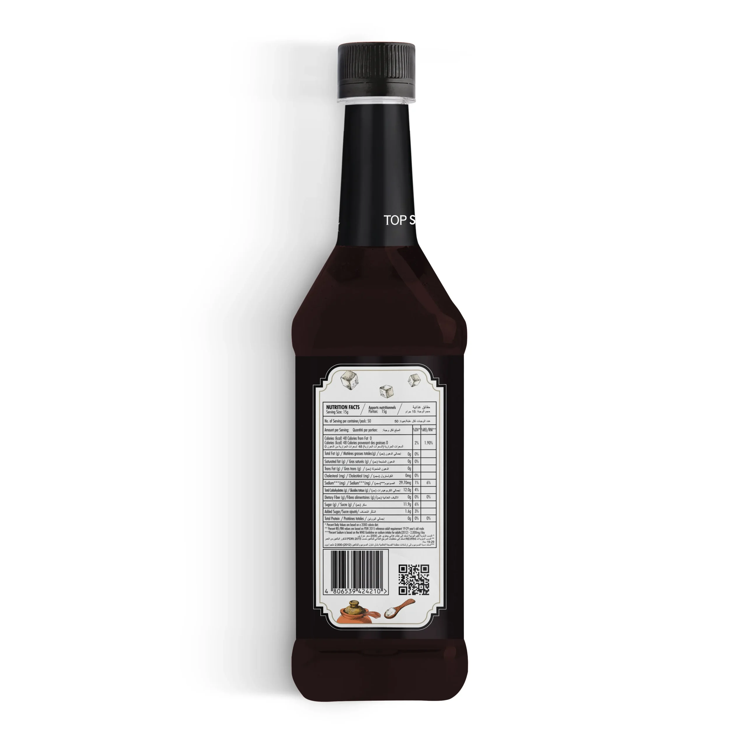 TOP Series Classique Brown Sugar Syrup 750ml - Image 4