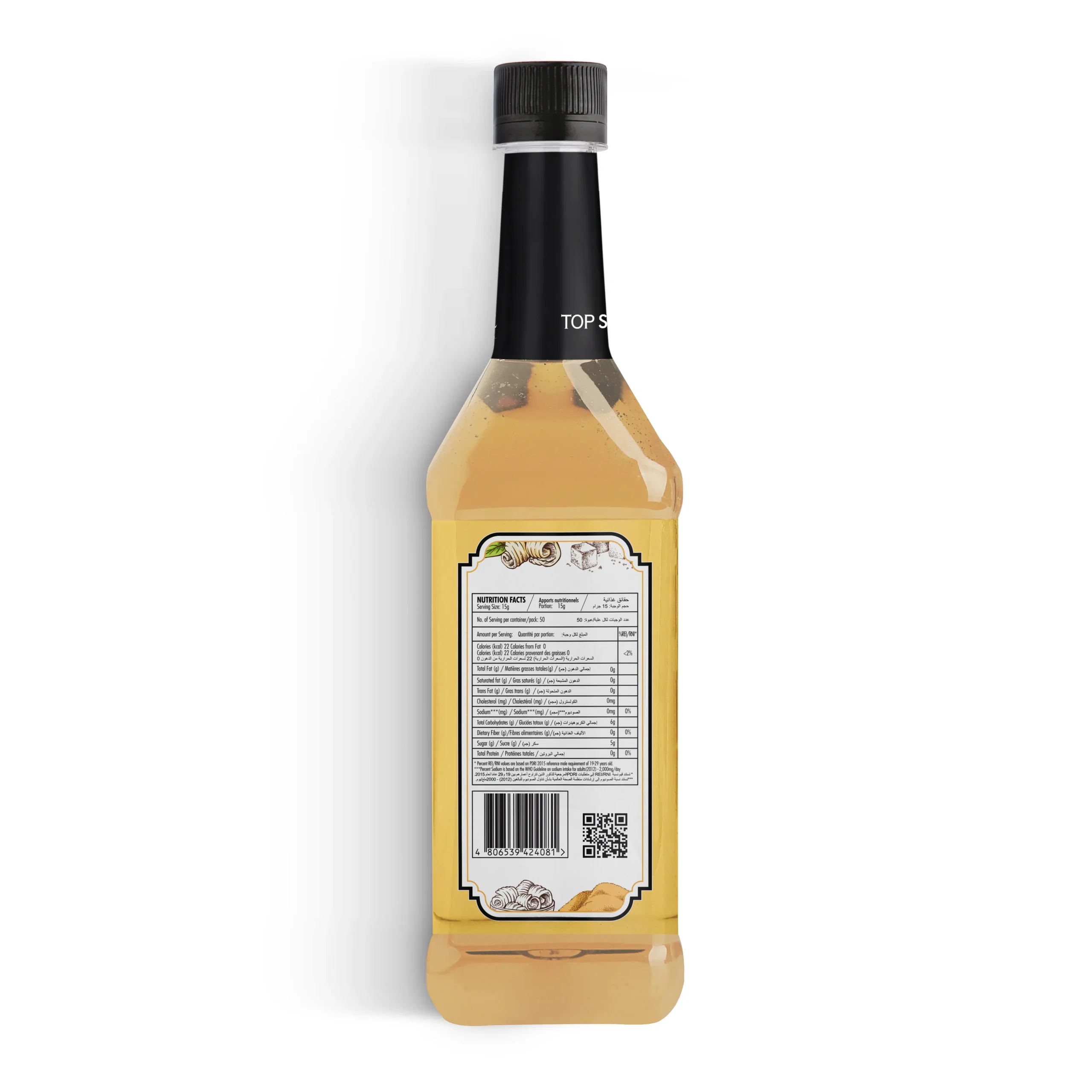 TOP Series Classique Butterscotch Syrup 750ml - Image 4