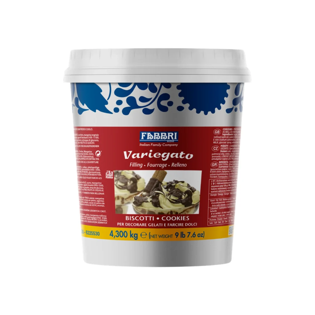 Fabbri 1905 Biscotti Cookies Marbling-Filling Paste 4.3kg