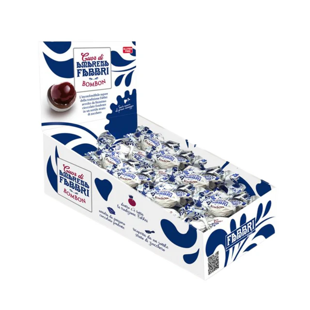 Fabbri 1905 Cuor di Amarena - Chocolate Covered Cherry Bombons 900g
