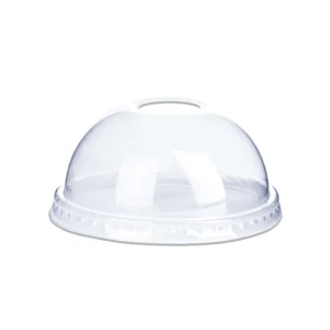 Clear plastic humidifier water tank cap with a circular opening on top