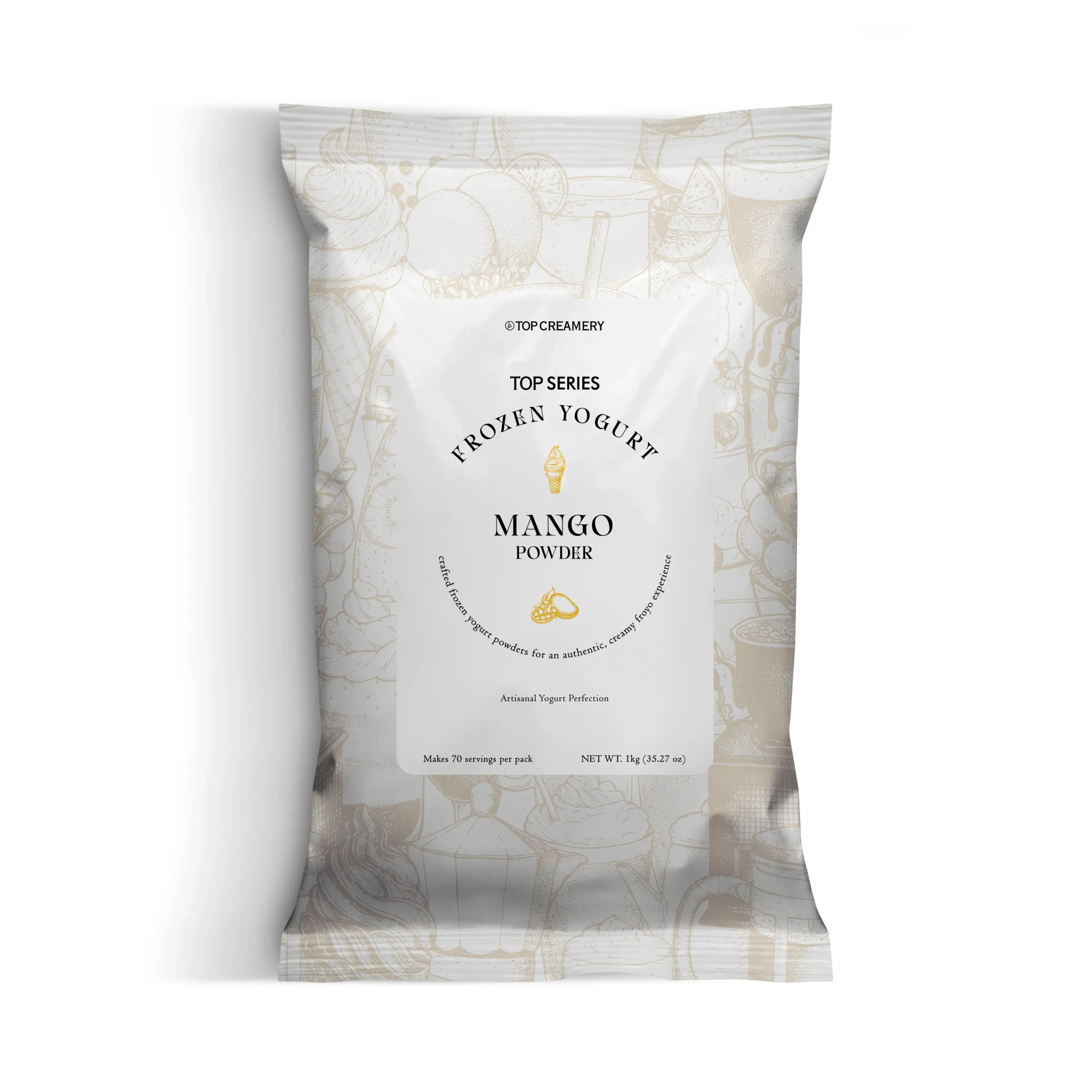 TOP Series Frozen Yogurt Mango Powder 1kg